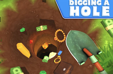 Digging a hole